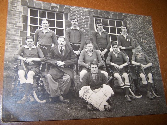 Field Hockey Team Photo 1930s Eton