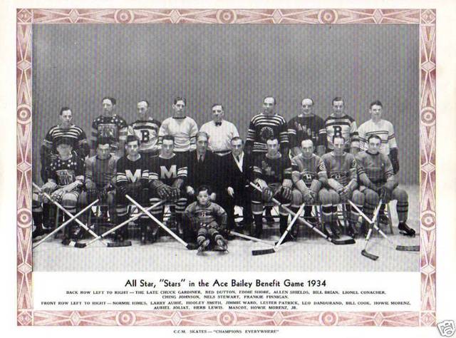 Hockey Photo 1934 1st Nhl Allstar Game