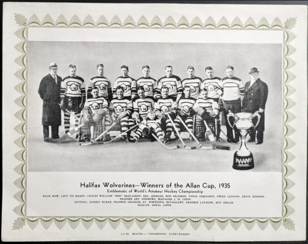 Hockey Photo 1935 Allan Cup Champions 