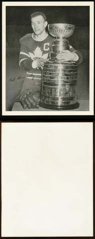 Ice Hockey Photo 1954 Ted Kennedy with The Original Stanley Cup