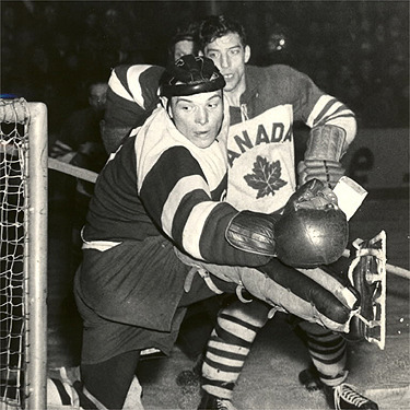 Hockey Photo 1955 World Championship Canada 5 Ussr 0