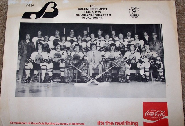 Baltimore Blades 1975 World Hockey Association / WHA