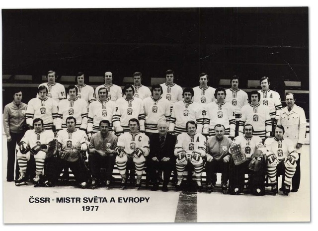 Hockey Photo 1977 World Champ Czechoslovakia