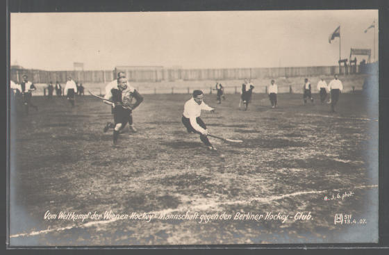 Field Hockey Postcard 1930s Germany mens