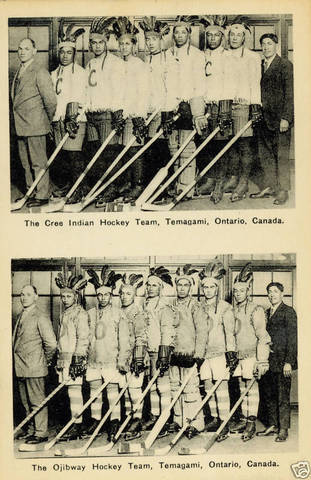 Hockey Postcard 1940s