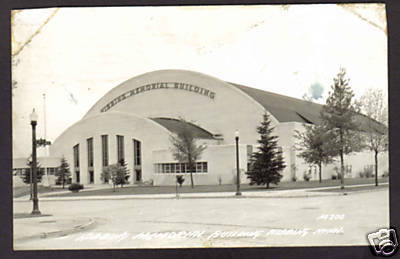 Hockey Postcard Arenas 1949 Hibbing Minnesota