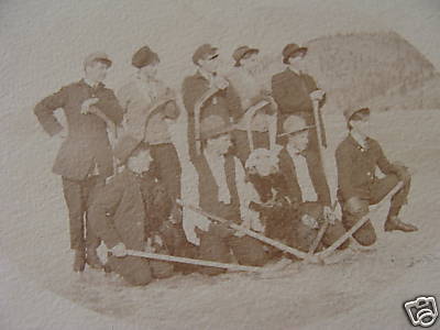 Hockey Postcard 1910 Ok Falls