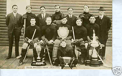 Trail Hockey Club - McBride Cup - Daily News Cup Champions - 1914