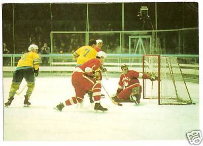 Hockey Postcard 1968 Oylmpics