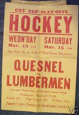Hockey Poster 1952