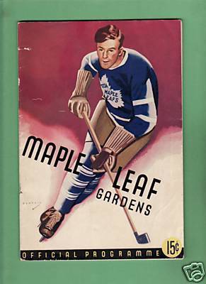 Maple Leaf Gardens Hockey Program 1930s 