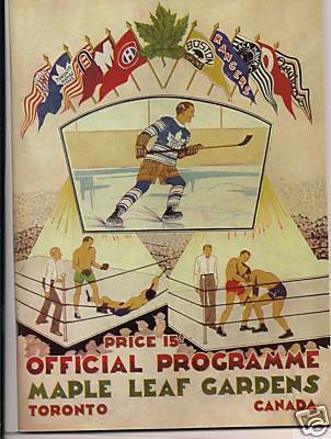 Maple Leaf Gardens Hockey Program 1931 