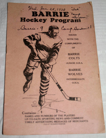 Hockey Program 1933 2