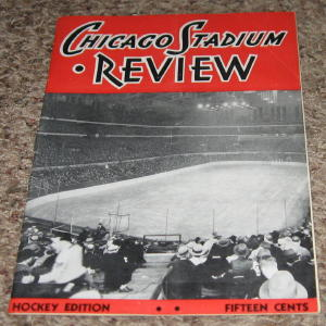 Chicago Stadium Review   Ice Hockey Program 1936 