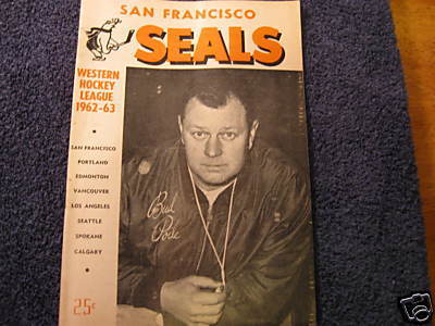 San Francisco Seals Hockey Program 1962 