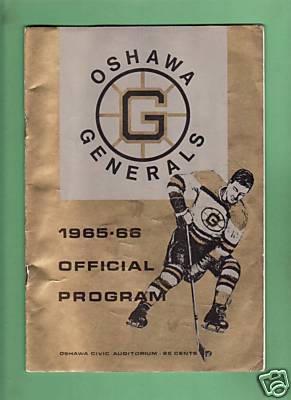Hockey Program 1965 Orr