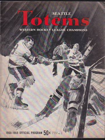 Hockey Program 1968 1 X