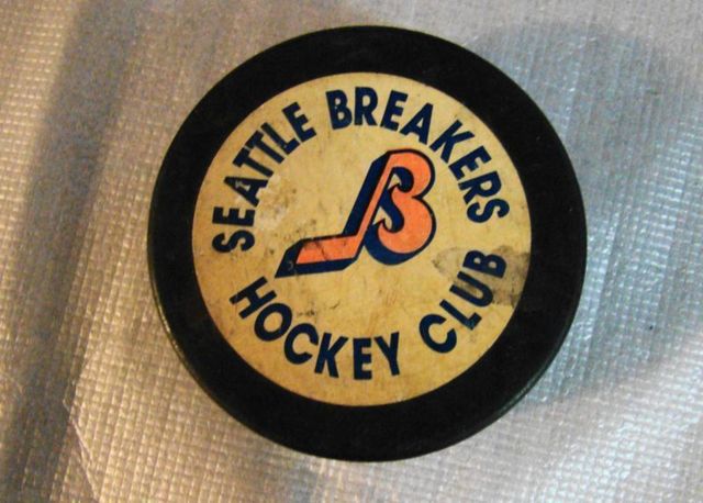 Seattle Breakers Hockey Club Puck 