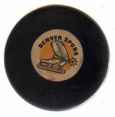 Denver Spurs Hockey Puck 