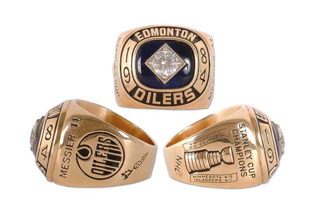 Mark Messier Hockey Ring 1984 Stanley Cup