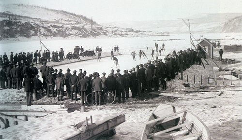 Hockey Rink 1883 Barkerville