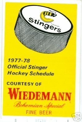 Hockey Schedule 1977 1