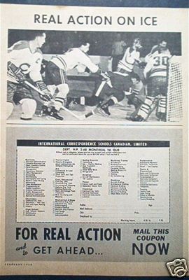 Hockey Ad 1968