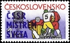 Hockey Stamp Czech