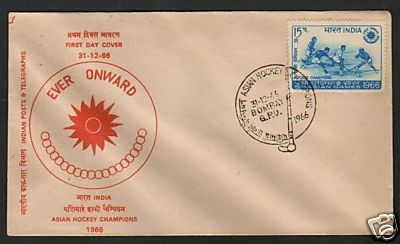 Hockey Stamp Fdc 1966 2