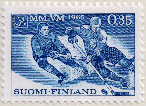 Finland - Ice Hockey Stamp - 1965 - World Championships