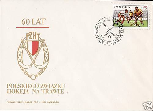 Hockey Stamp Fdc 1985 X