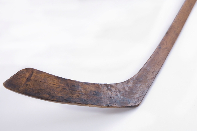 Mi'kmaq Hockey Stick - Oldest Known - 1" Yellow Birch -d