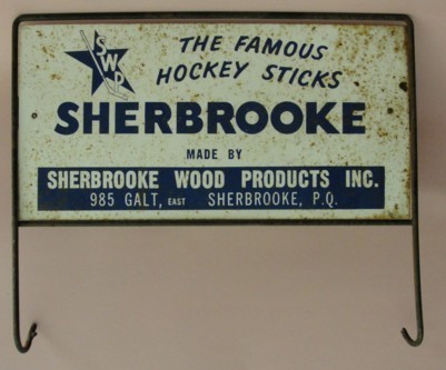Hockey Stick Sign 1940s