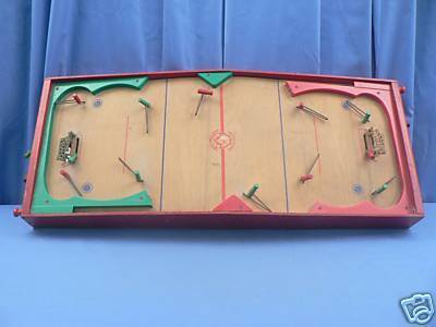 Hockey Table Top Game 1950s 2