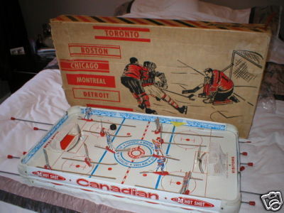 Hockey Table Top Game 1960s 1