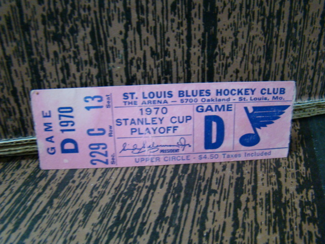 Hockey Ticket 1970