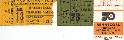 Hockey Ticket 1972 1