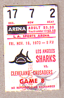 Hockey Ticket 1973 1