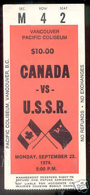 Hockey Ticket 1974