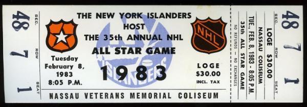 Hockey Ticket 1983