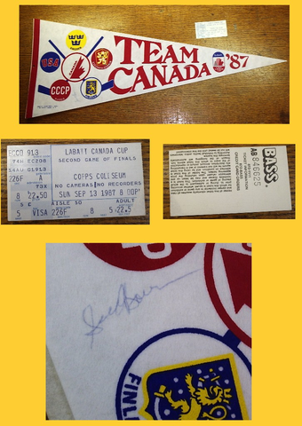 Hockey Ticket 1987 1