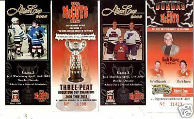 Hockey Tickets 2003