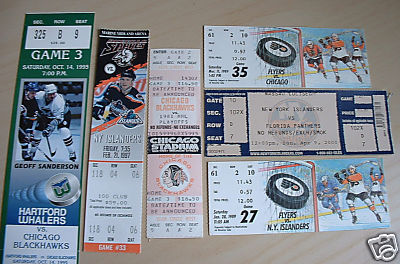 Hockey Tickets 1995