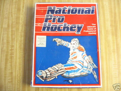 National Pro Hockey Board Game