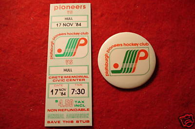 Ice Hockey Ticket 1984 