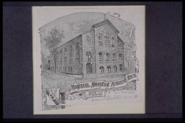 Montreal Amateur Athletic Association Club House 1889