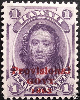Stamps 1893 4 Hawaii