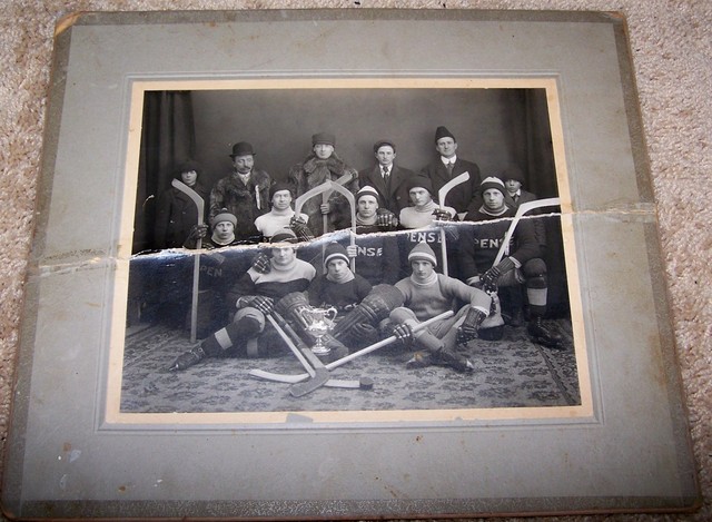 Ice Hockey Team Photo Early 1900s  Pense