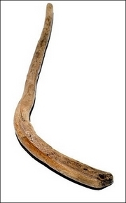 2nd Oldest Hockey Stick - Carved Between 1852 and 1856