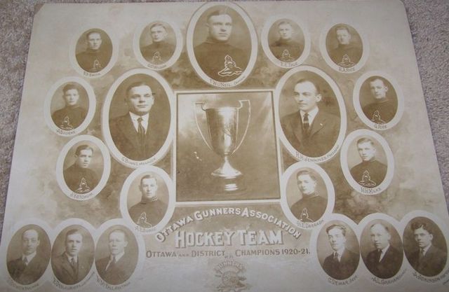 Ottawa Gunners Hockey Team 1921